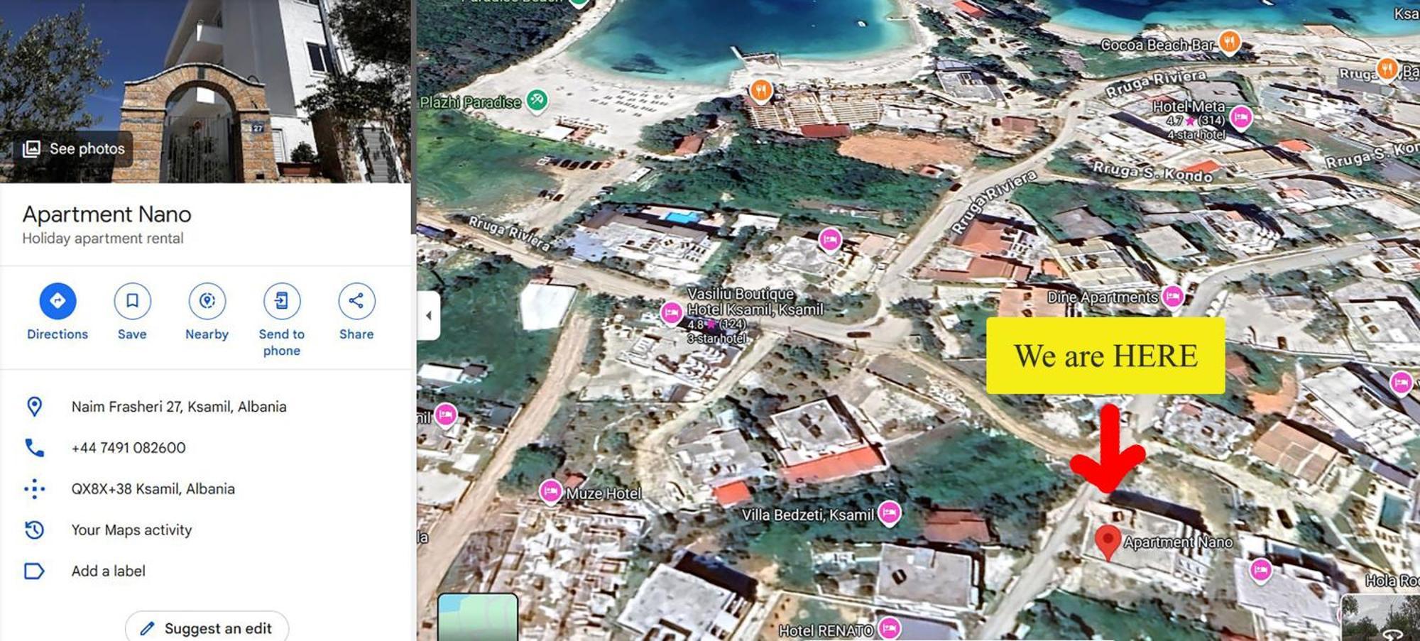 Near The Sea Apartments Nano Ksamil Luaran gambar